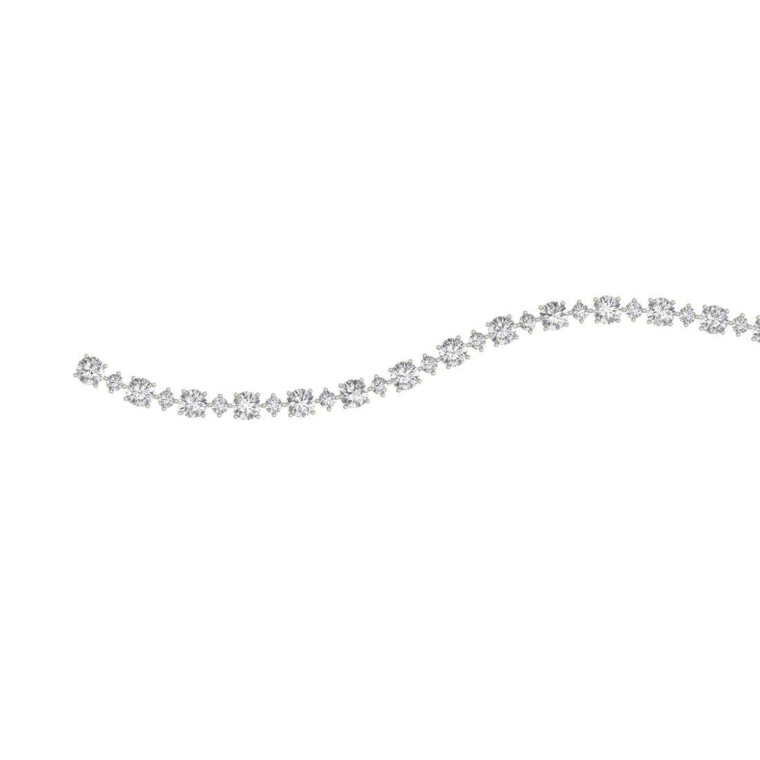 Orbella Charm Silver Zircon Bracelet