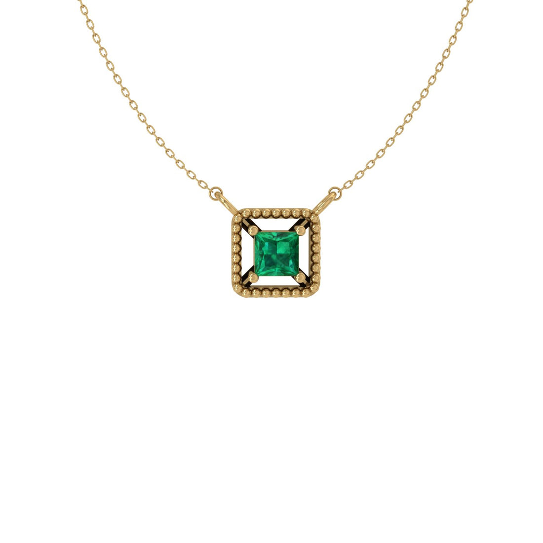 Jade Diamond & Emerald Silver Pendant