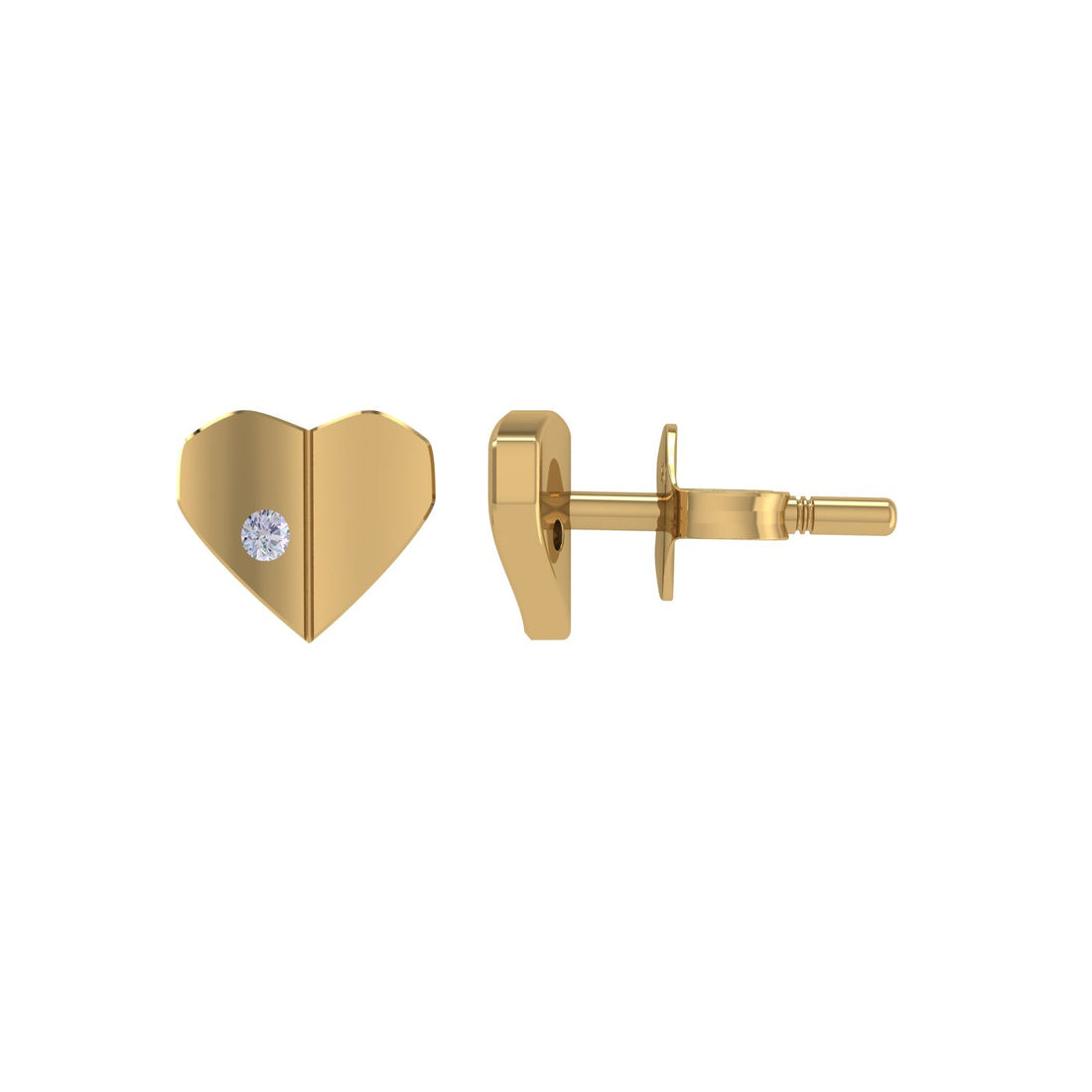 Heartstruck Gold Earring