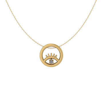 Eye of Destiny Silver Pendant