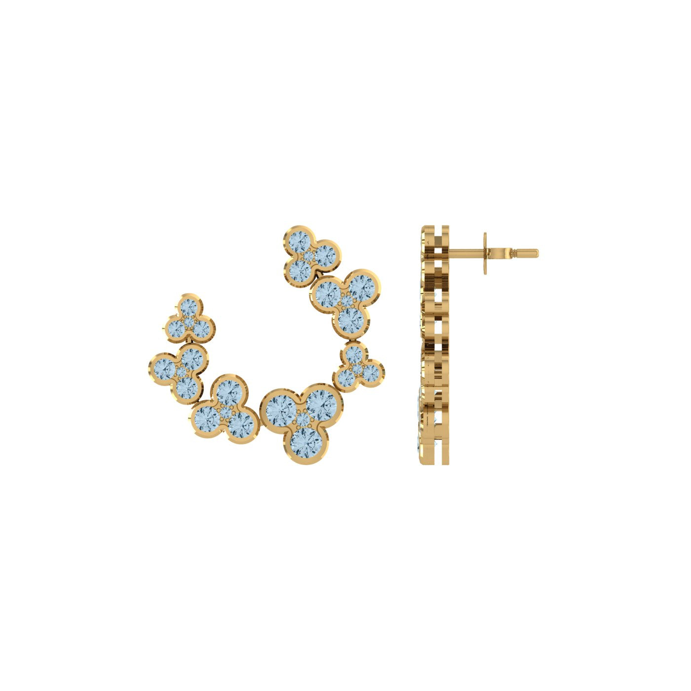 Topaz Trio Earrings