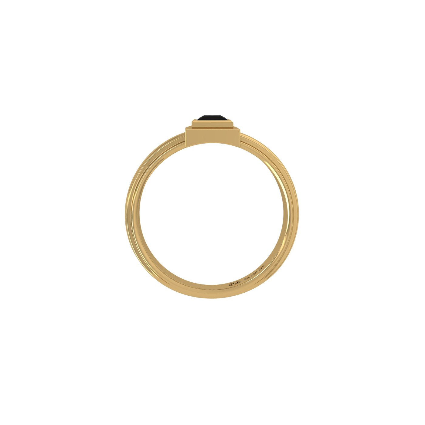 Solitaire Sentinel Men's Ring