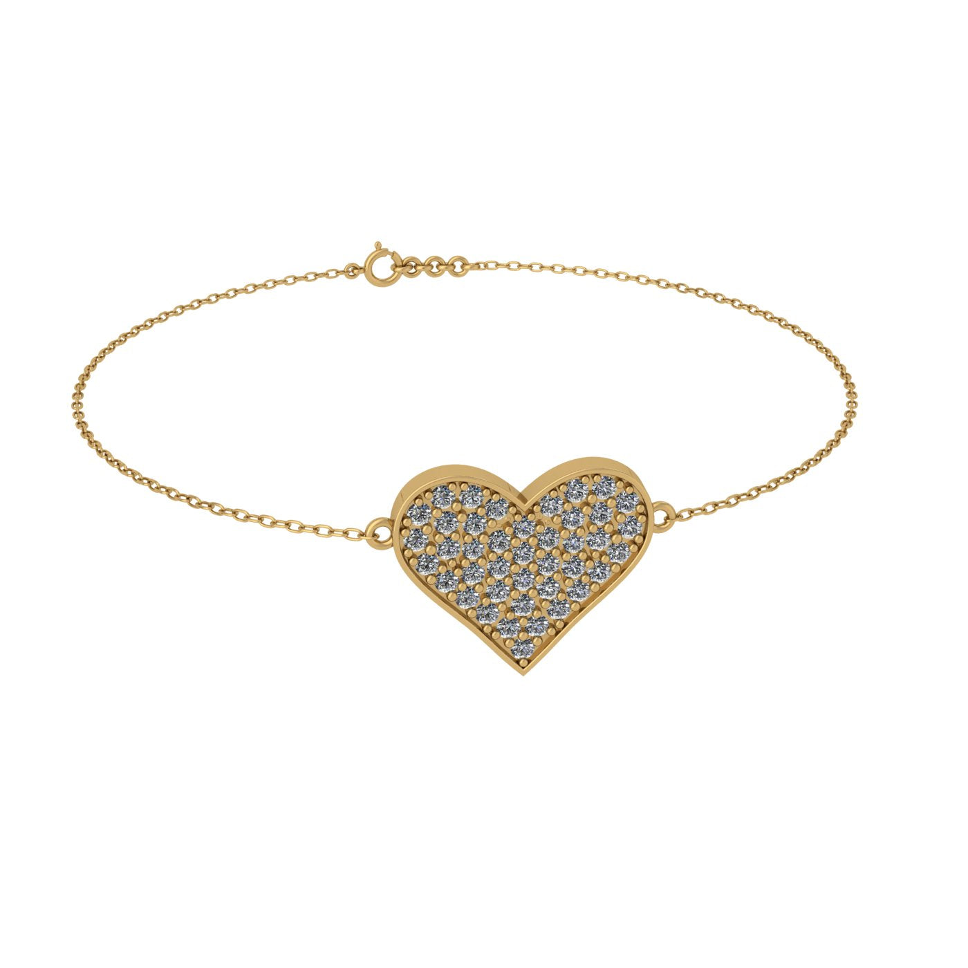 Mini Heart Silver Bracelet