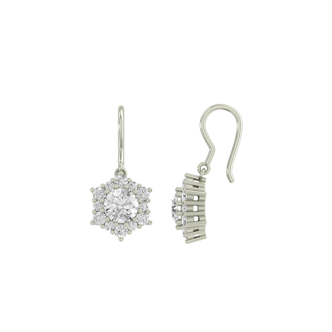 Enchanted Twilight Silver Zircon Earring