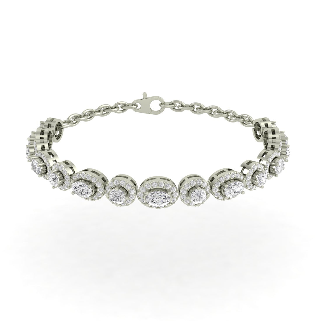 LustreLink  Silver Zircon Bracelet