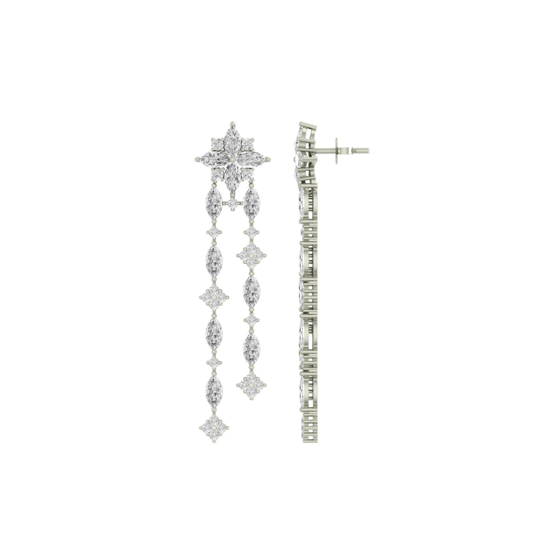 Twilight Radiance Silver Zircon Earring