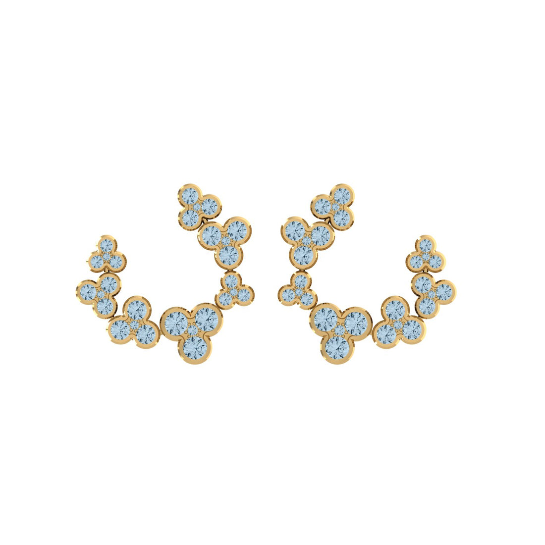 Topaz Trio Earrings