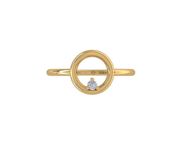 Gem Glow Solitaire Ring