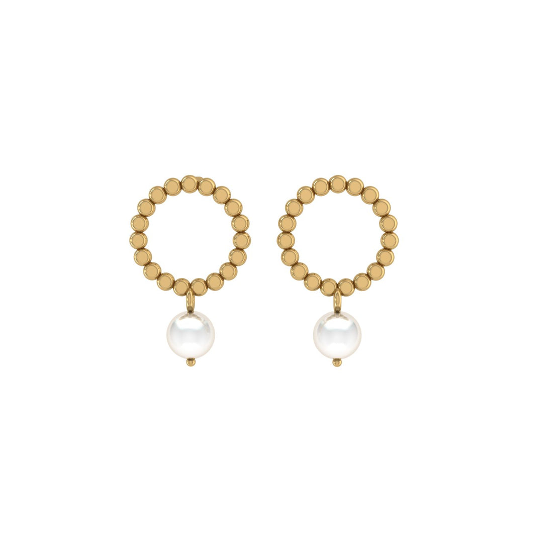 Celestial Pearl Drop Earring