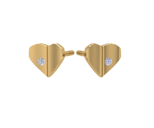 Heartstruck Gold Earring