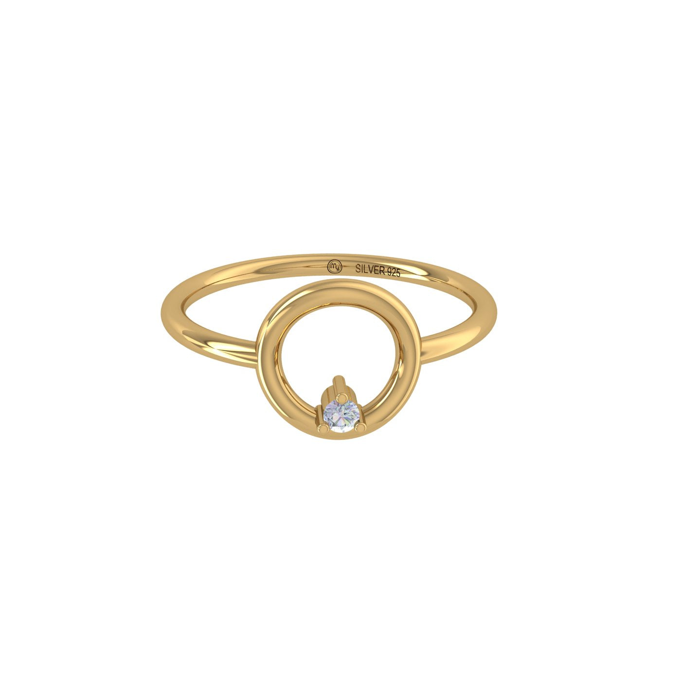Gem Glow Solitaire Ring