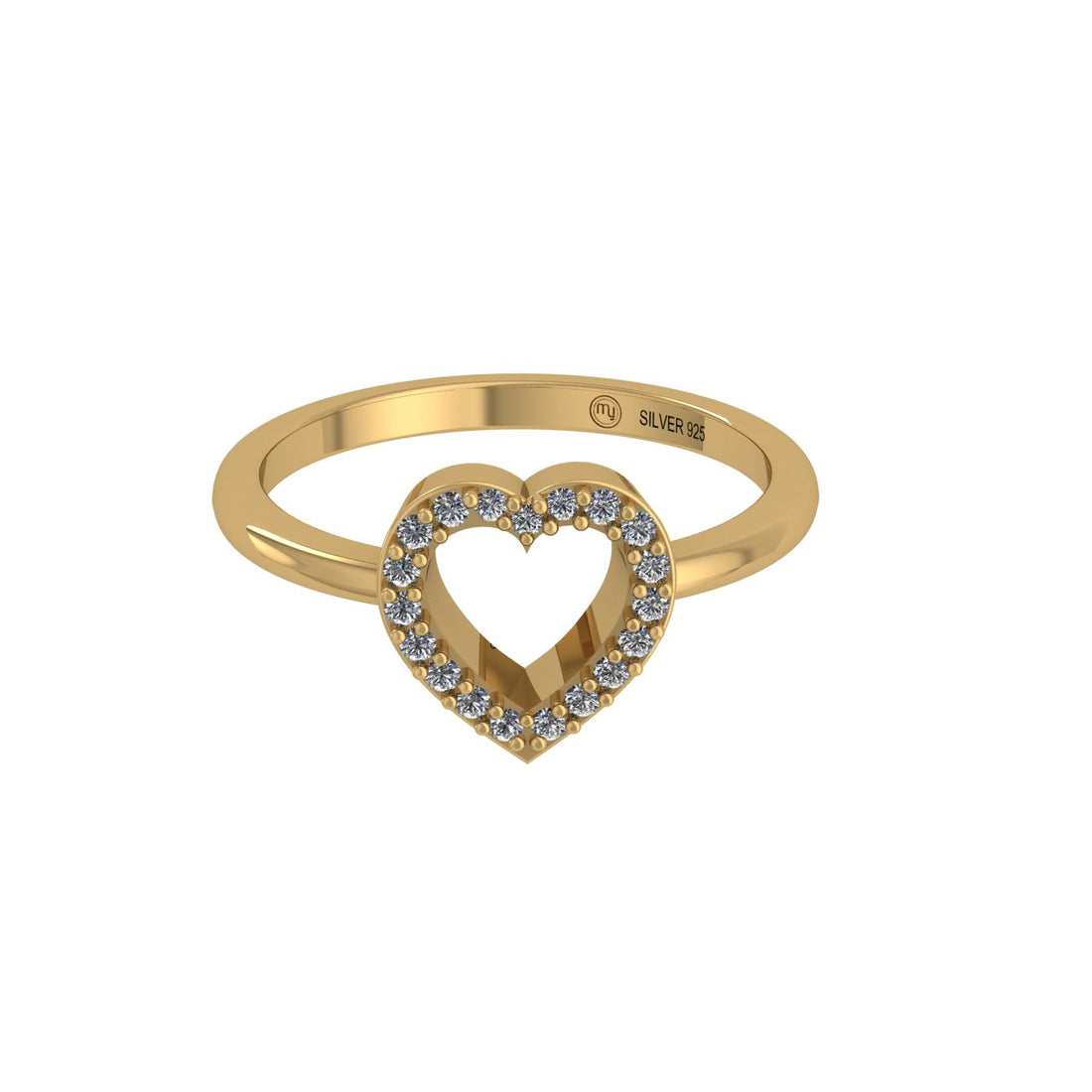 Radiant Love Silver Ring