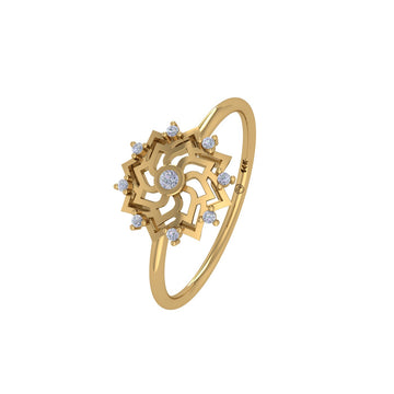 Luminous Charm 14kt Gold Ring