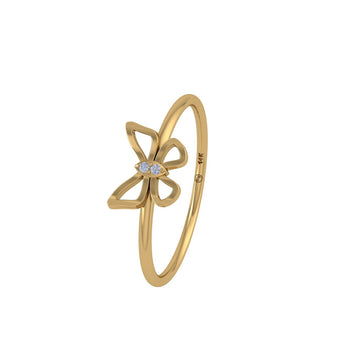 Radiant Grace 14kt Gold Ring