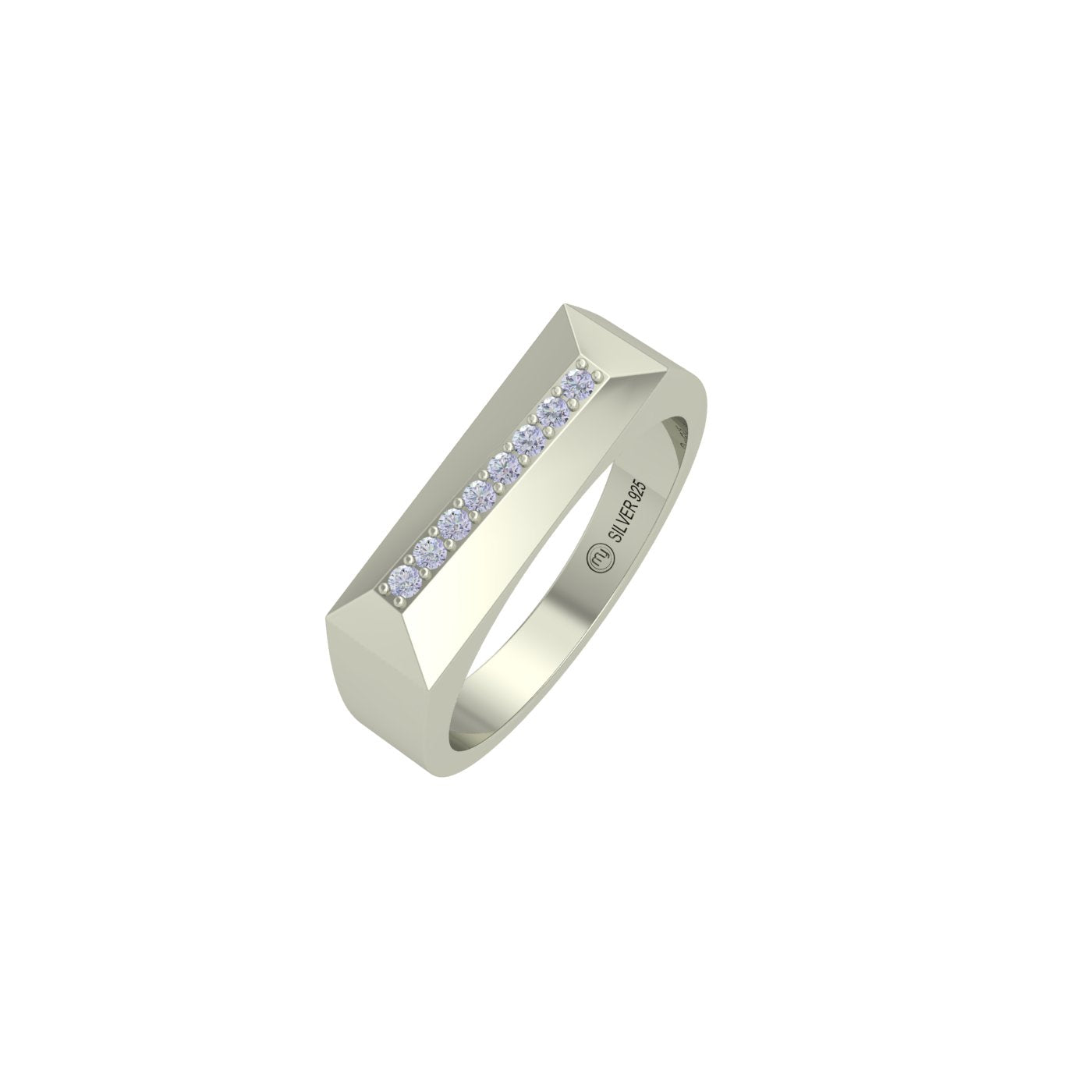 Axis Diamond Men's Ring