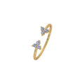14 KT Gold Floral Flexi-Ring