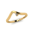 14 KT Gold One Gem Harmony Diamond Ring