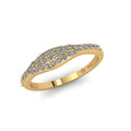 14 KT Gold Magnificent Diamond Band Ring