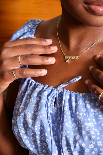 Azure & Ice necklace